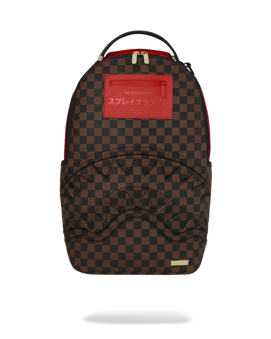 Sprayground Katana Check Boss Backpack Bag - Shopsportive