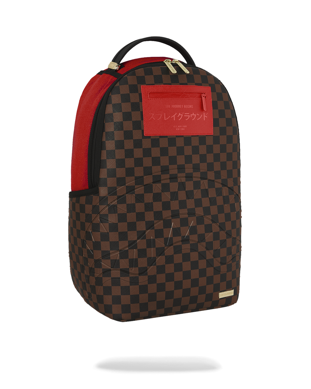 Sprayground Katana Check Boss Backpack Bag - Shopsportive