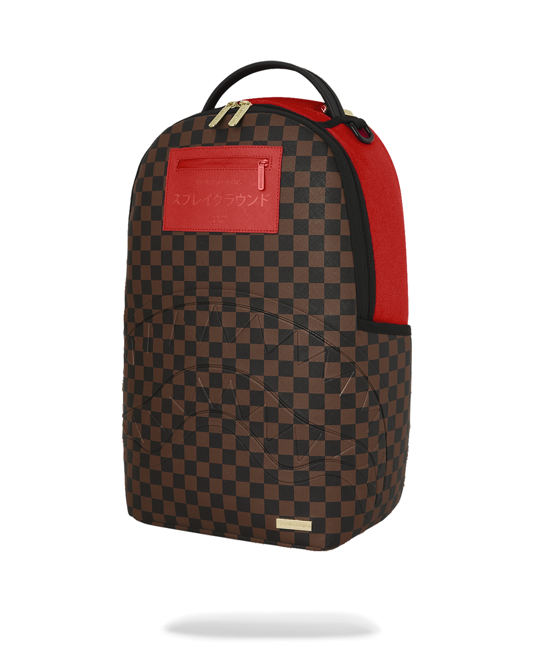 Sprayground Katana Check Boss Backpack Bag - Shopsportive