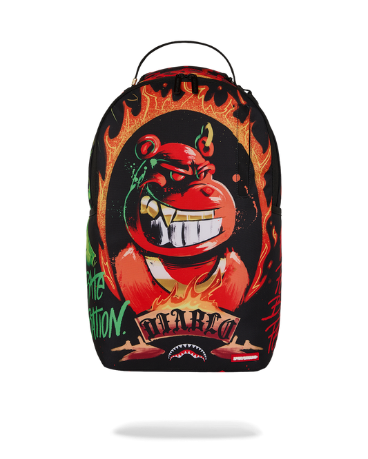 Sprayground Diablo Billion Burnin Backpack Bag - Shopsportive