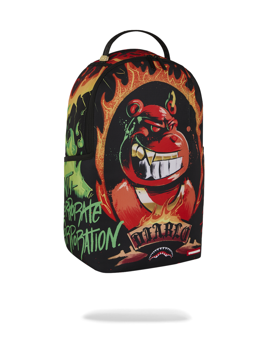 Sprayground Diablo Billion Burnin Backpack Bag - Shopsportive