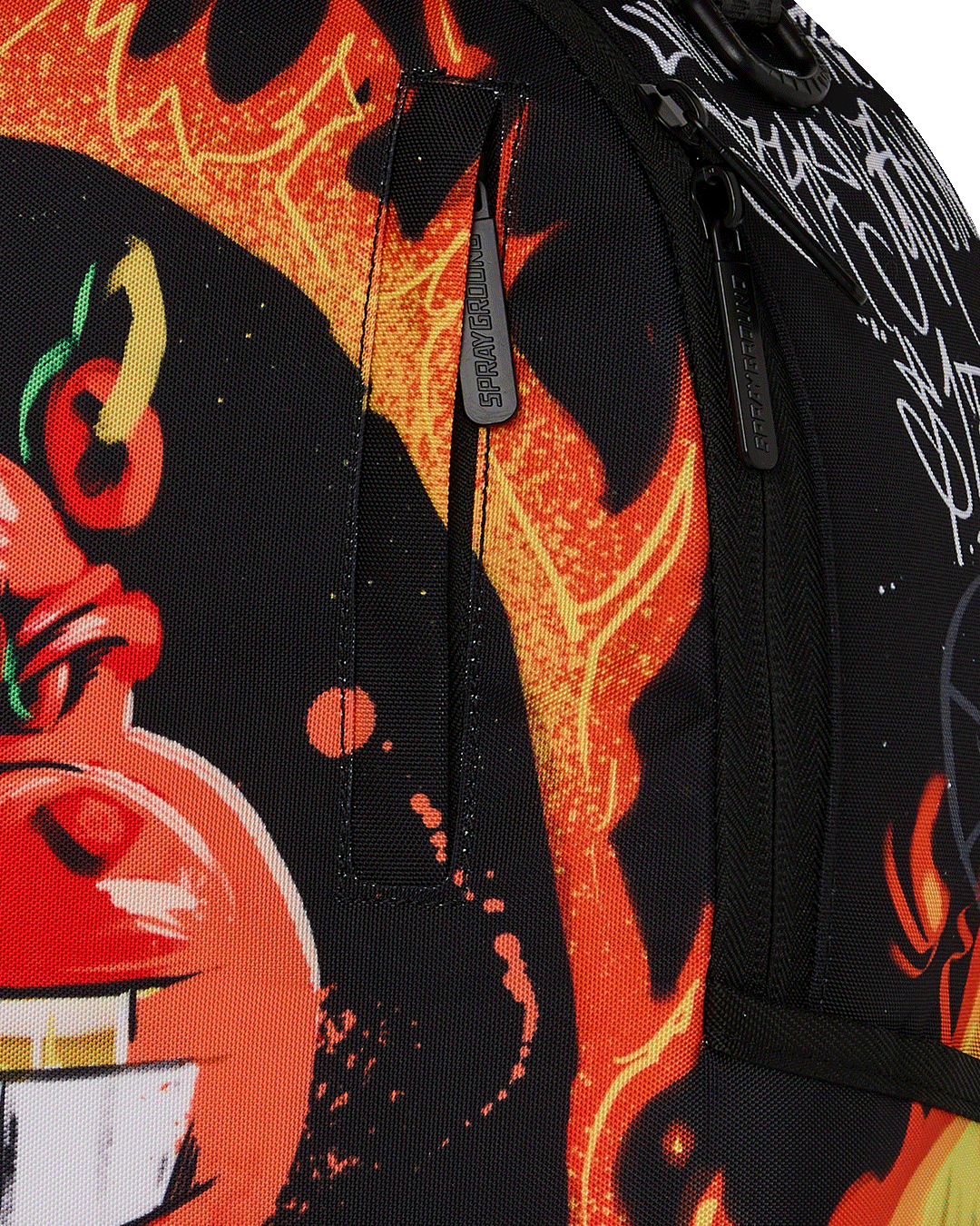 Sprayground Diablo Billion Burnin Backpack Bag - Shopsportive