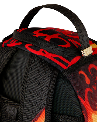 Sprayground Diablo Billion Burnin Backpack Bag - Shopsportive