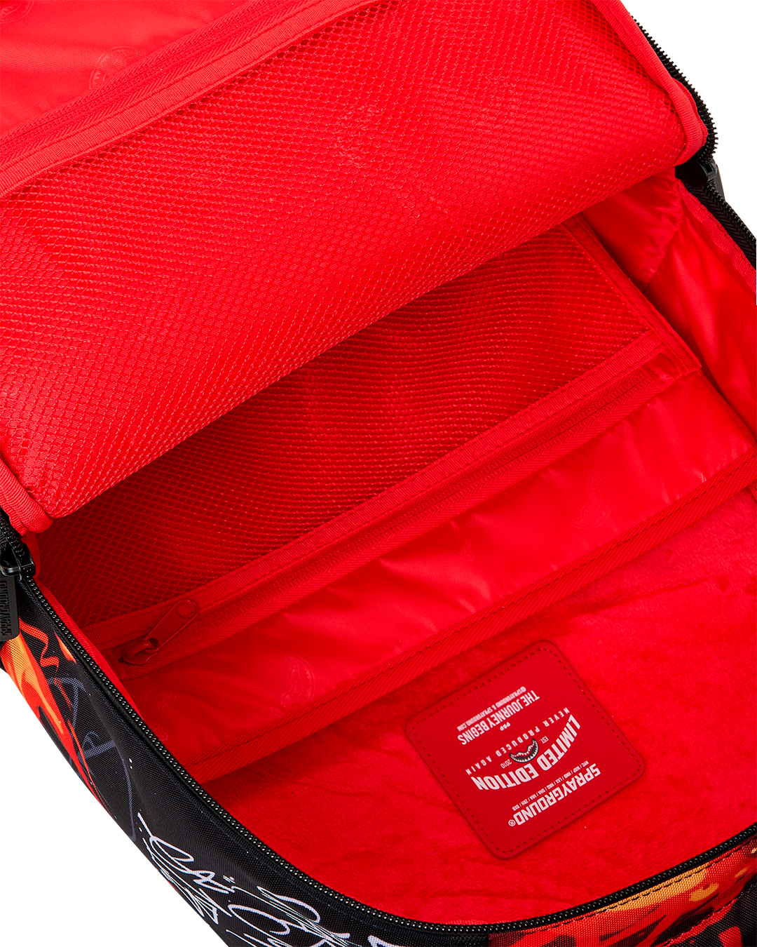 Sprayground Diablo Billion Burnin Backpack Bag - Shopsportive