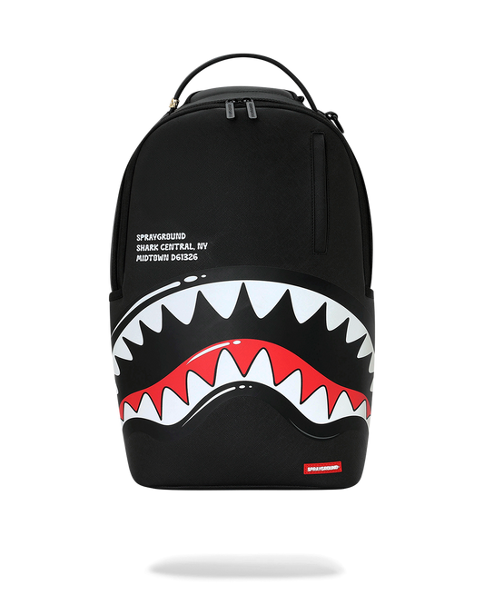 Sprayground Shark Central Bubble Shark (Blk) Backpack Bag - Shopsportive
