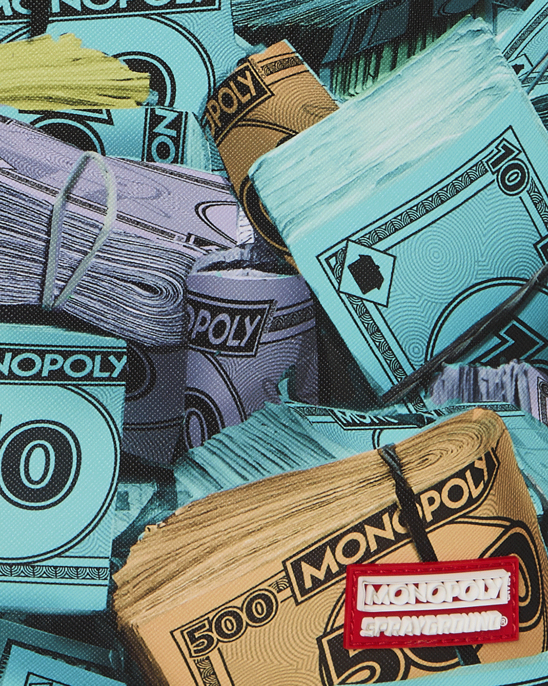 Sprayground Monopoly Stack Up Backpack Bag - Shopsportive