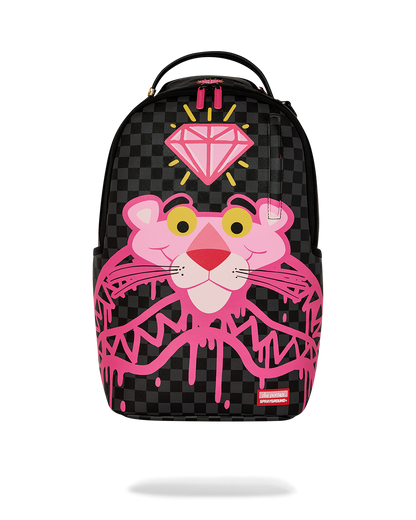 Sprayground Pink Panther Diamond Shark Backpack Bag - Shopsportive