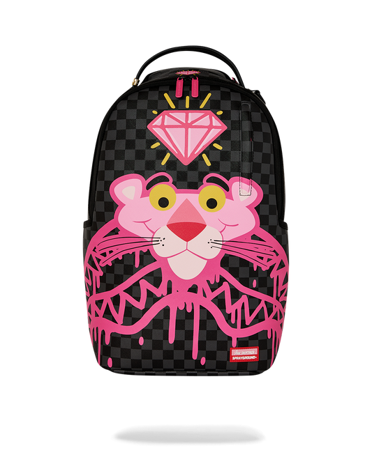 Sprayground Pink Panther Diamond Shark Backpack Bag - Shopsportive