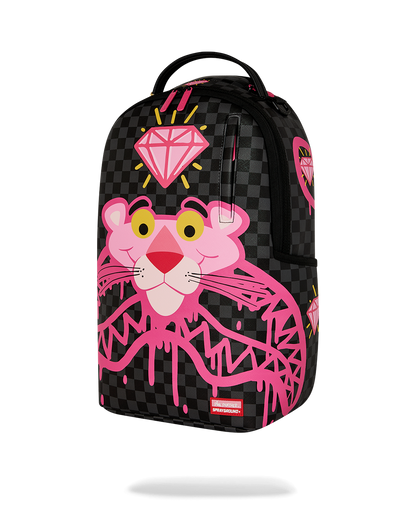 Sprayground Pink Panther Diamond Shark Backpack Bag - Shopsportive