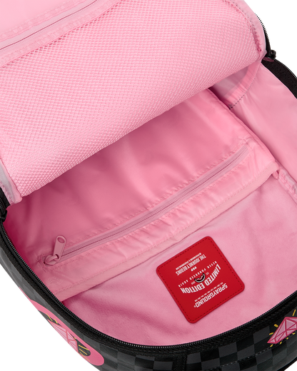Sprayground Pink Panther Diamond Shark Backpack Bag - Shopsportive