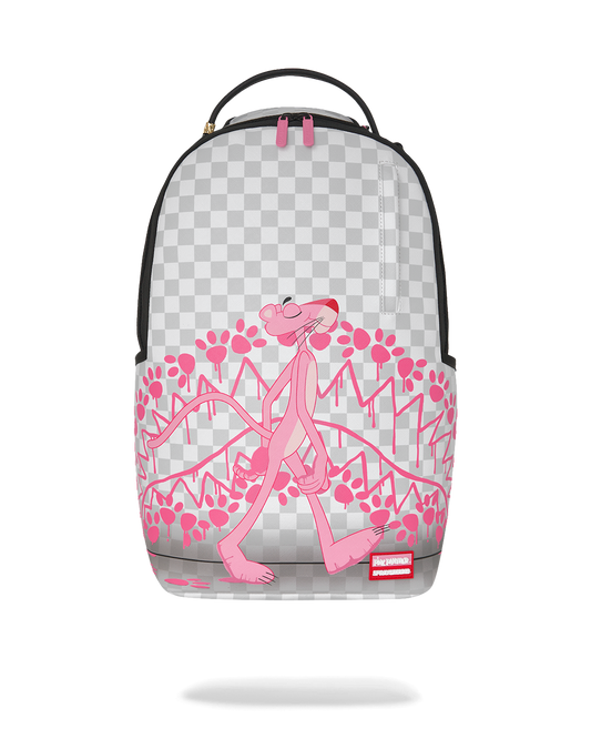 Sprayground Pink Panther Pawprints Backpack Bag - Shopsportive