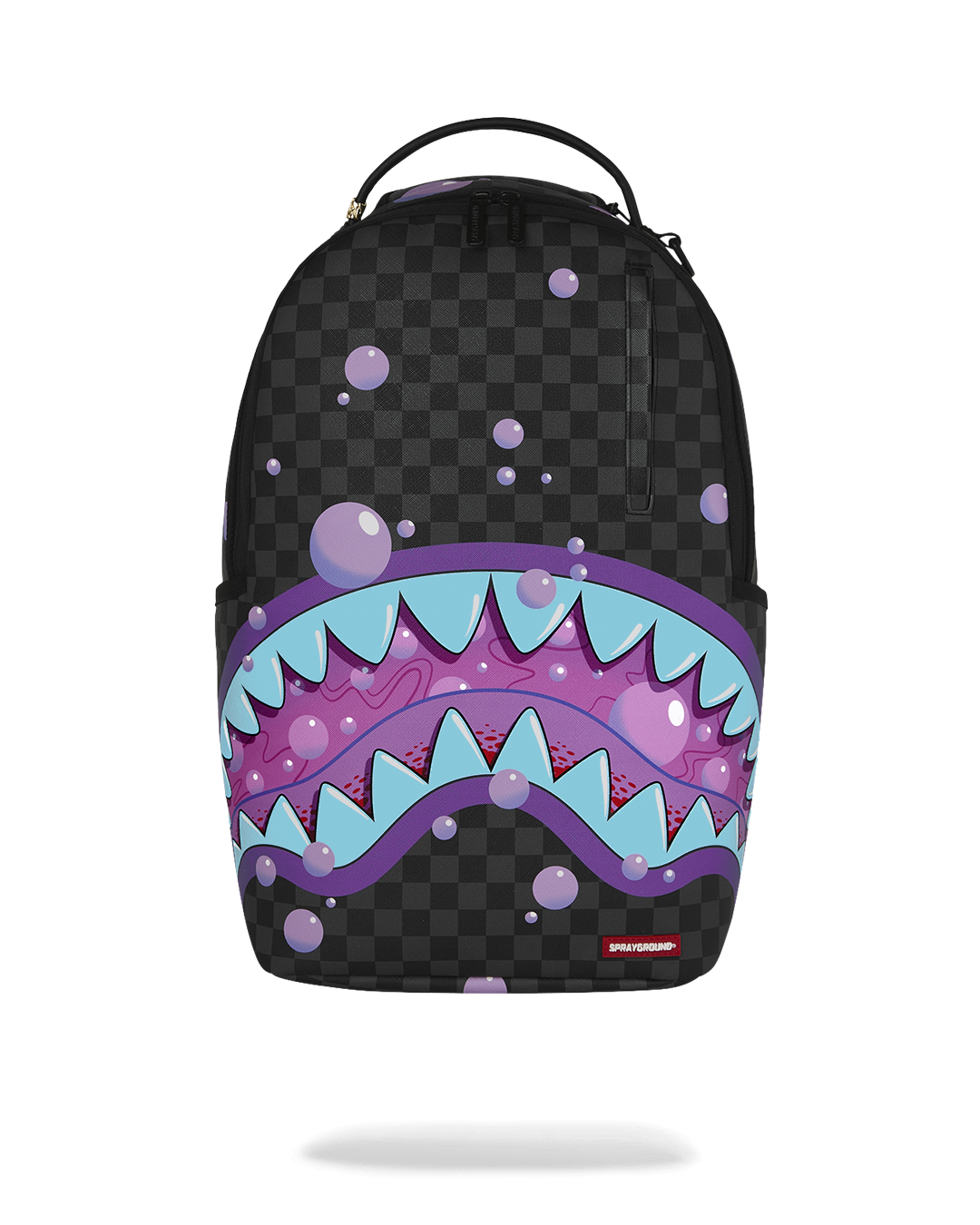 Sprayground Purple Slime Shark Backpack Bag - Shopsportive