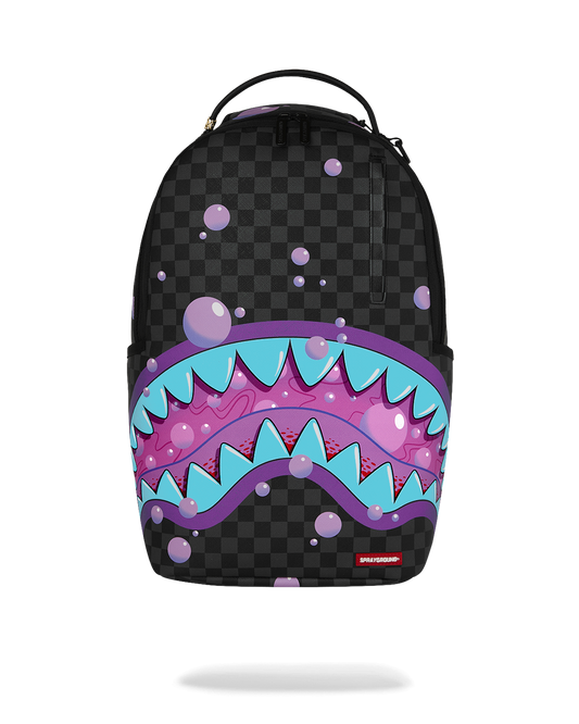 Sprayground Purple Slime Shark Backpack Bag - Shopsportive
