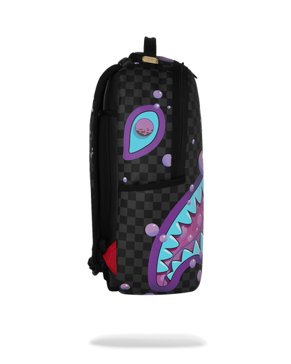 Sprayground Purple Slime Shark Backpack Bag - Shopsportive