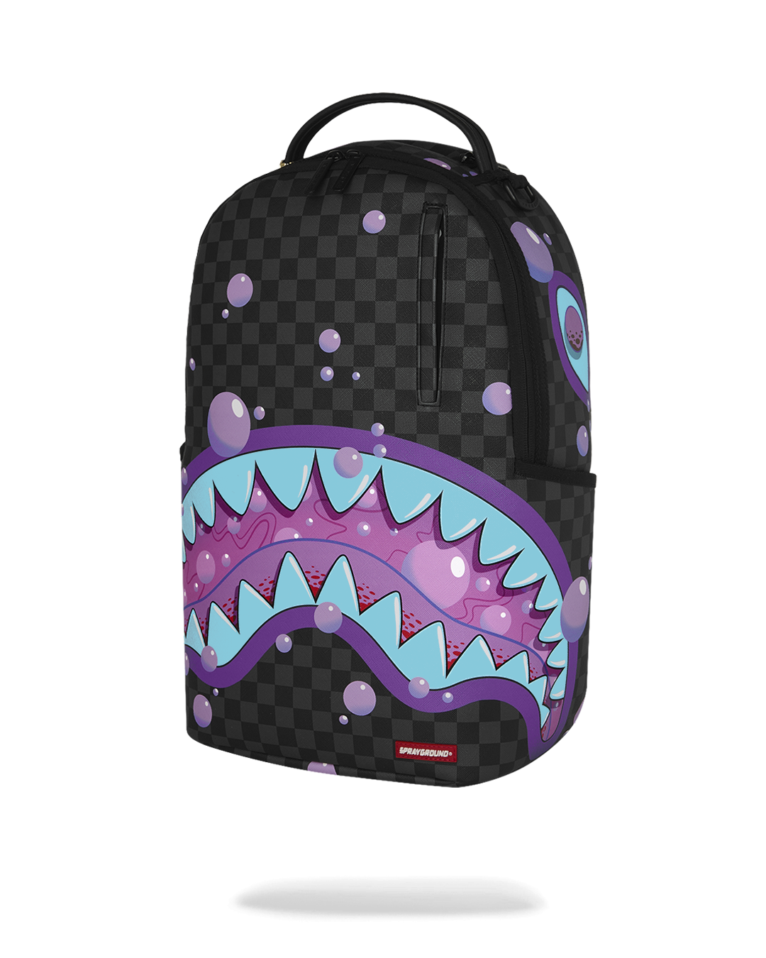 Sprayground Purple Slime Shark Backpack Bag - Shopsportive