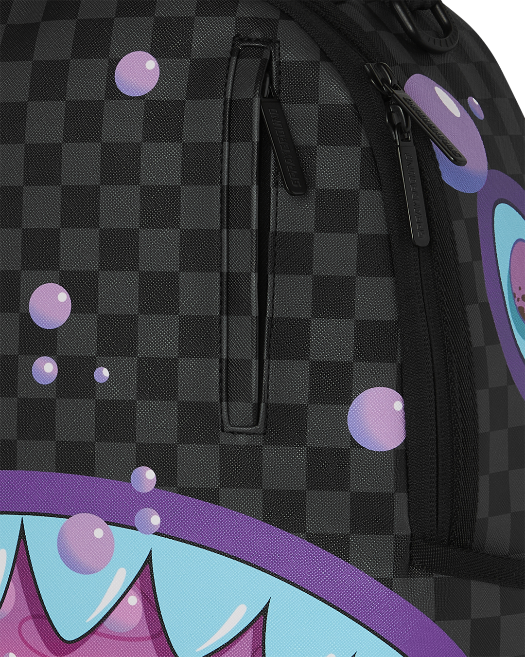 Sprayground Purple Slime Shark Backpack Bag - Shopsportive