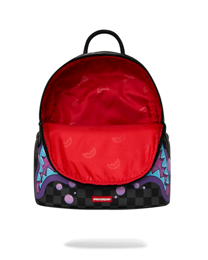 Sprayground Purple Slime Takeover Savage Backpack Bag - Shopsportive