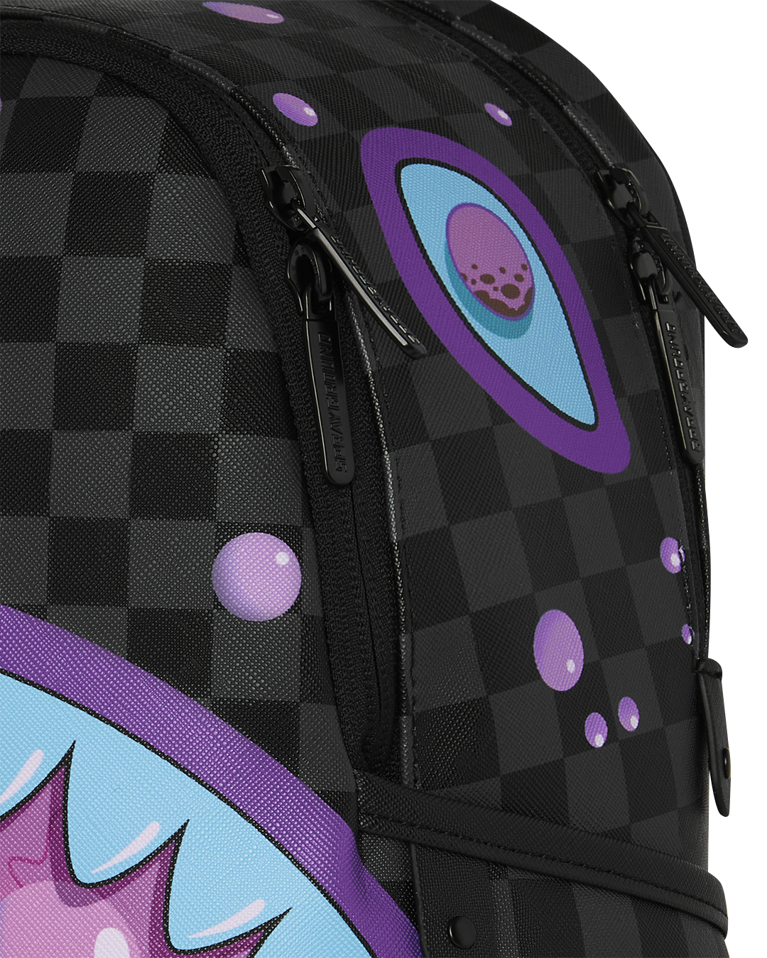 Sprayground Purple Slime Takeover Savage Backpack Bag - Shopsportive