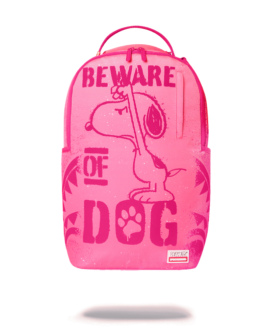 Sprayground Snoopy Beware The Dog Backpack Bag - Shopsportive