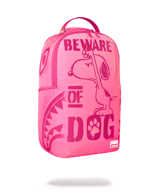 Sprayground Snoopy Beware The Dog Backpack Bag - Shopsportive