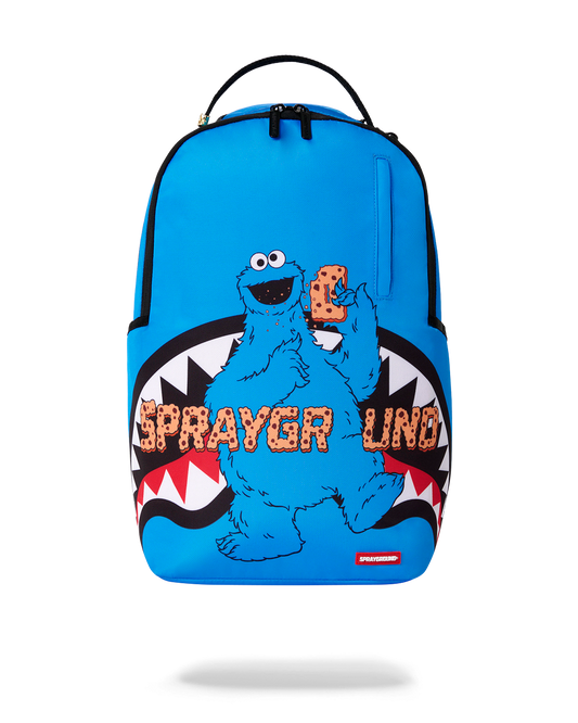 Sprayground Sesame Street Cookie Monster Take A Bite Backpack Bag - Shopsportive