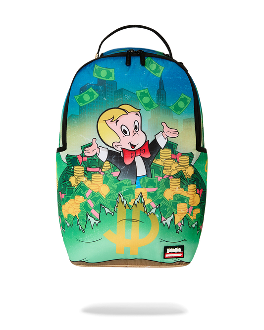 Sprayground Richie Rich Shark Stacks Backpack Bag - Shopsportive