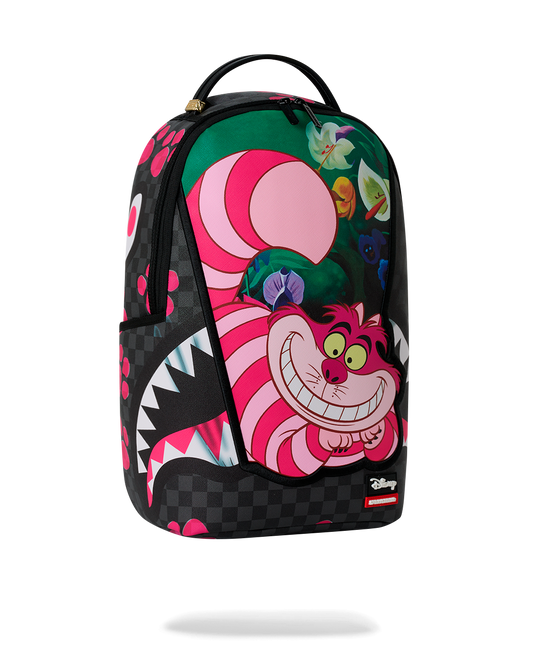 Sprayground Disney Alice In Wonderland Cheshire Cat Mad Shark Backpack Bag - Shopsportive
