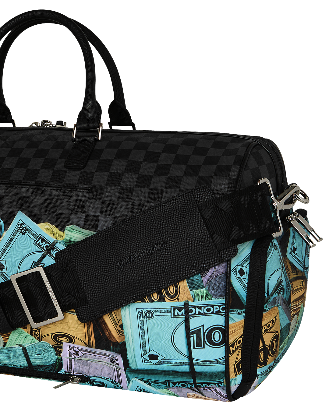 Sprayground Monopoly Stack Up Duffle Bag - Shopsportive