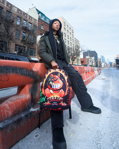 Sprayground Diablo Billion Burnin Backpack Bag - Shopsportive