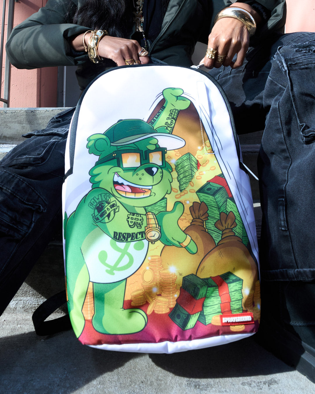 Sprayground Moneybear Cash Cub Backpack Bag - Shopsportive