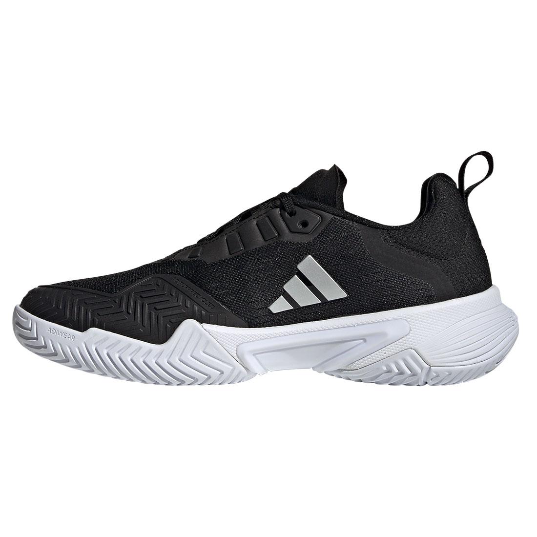 Adidas Women's Barricade Tennis Shoes - Black / Silver Metallic