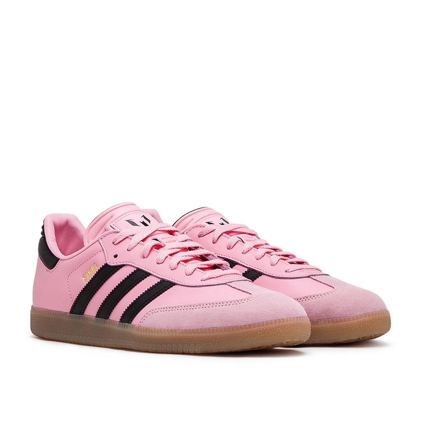 Adidas Men's Samba Inter Miami CF Messi Shoes - Pink / Black / Gum