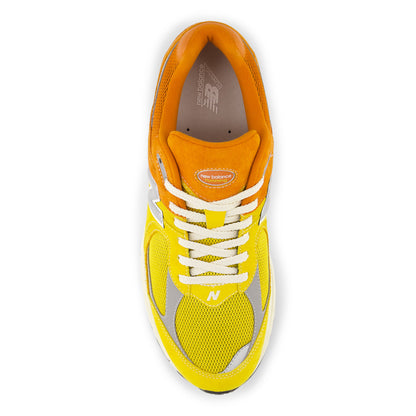 New Balance Men's 2002R Shoes - Ginger Lemon / Classic Orange / Shadow Grey - Shopsportive