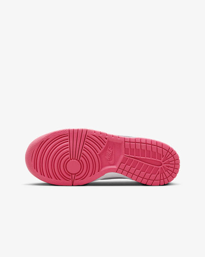 Nike Kids' Dunk Low Shoes - White / Laser Fuchsia - Shopsportive