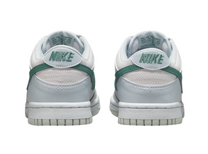 Nike Kid's Dunk Low GS Shoes - Football Grey / Mineral Teal / Pearl Pink Sportive