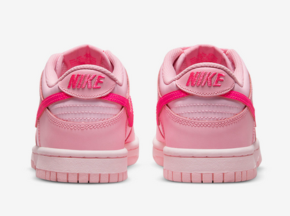Nike Kids' Dunk Low GS Shoes - Triple Pink - Shopsportive