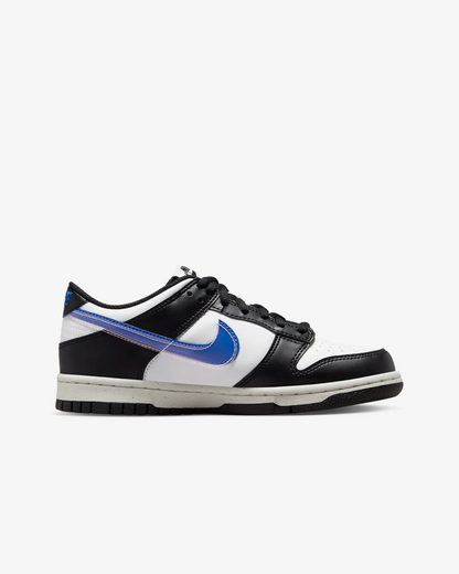 Nike Kids' Dunk Low Next Nature Shoes - Black / Hyper Royal / Summit - Shopsportive