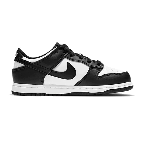 Nike Kid's Dunk Low Retro Shoes - White / Black Sportive