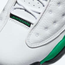 Load image into Gallery viewer, Nike Men&#39;s Air Jordan 13 Retro Lucky Shoes - White / Lucky Green / Black Sportive
