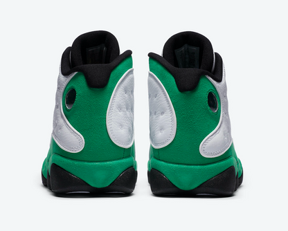 Nike Men's Air Jordan 13 Retro Lucky Shoes - White / Lucky Green / Black - Shopsportive