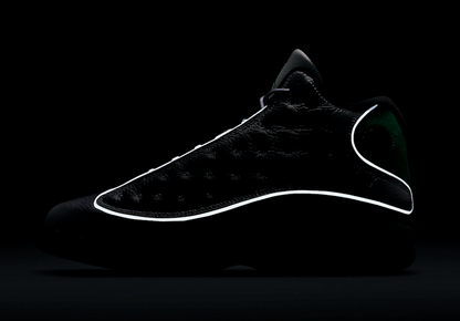 Nike Men's Air Jordan 13 Retro Lucky Shoes - White / Lucky Green / Black - Shopsportive