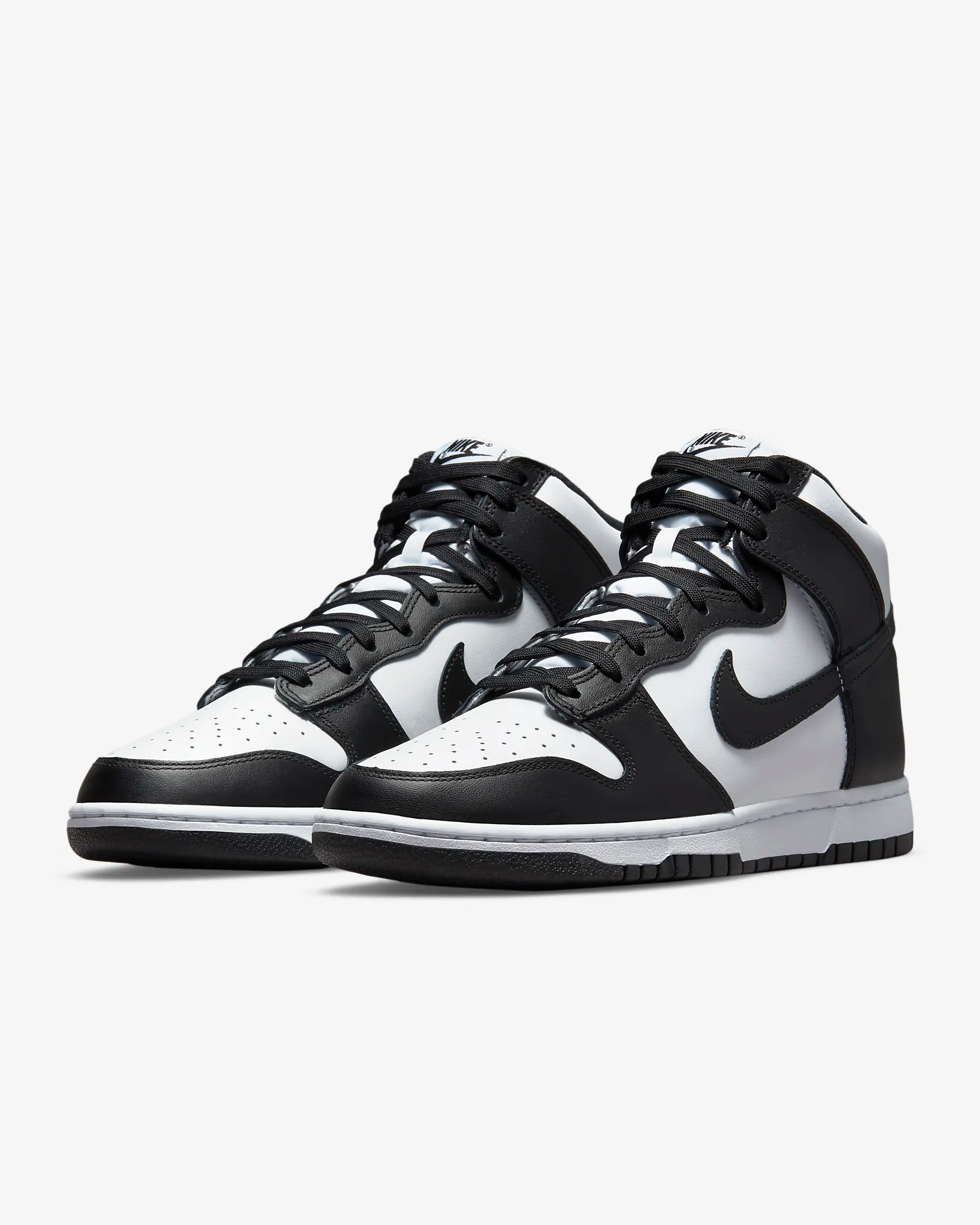 Nike Men's Dunk High Retro Shoes - White / Total Orange / Black Sportive