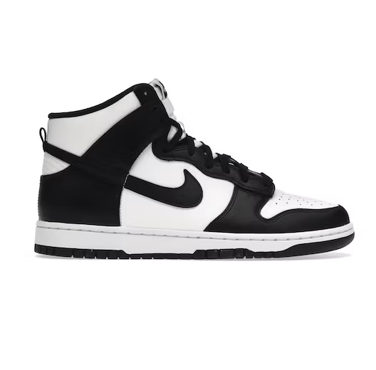 Nike Men's Dunk High Retro Shoes - White / Total Orange / Black Sportive