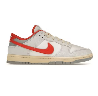 Nike Men's Dunk Low Shoes - Sail / Photon Dust / Light Smoke Grey / Picante Red - Shopsportive