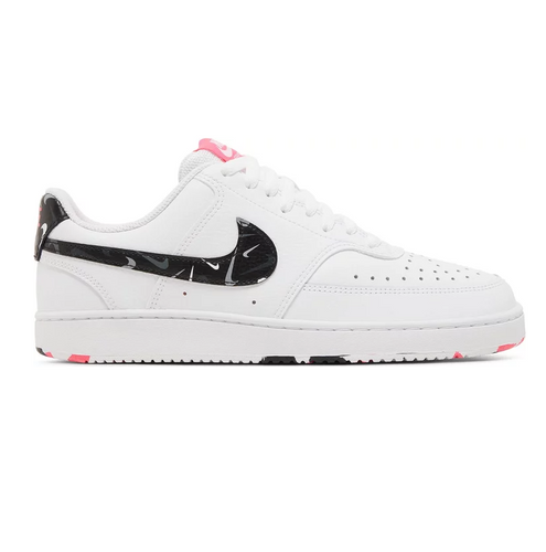 Nike Women's Court Vision Low Shoes - White / Pink / Multi Sportive