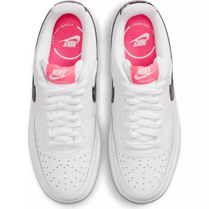 Nike Women's Court Vision Low Shoes - White / Pink / Multi Sportive