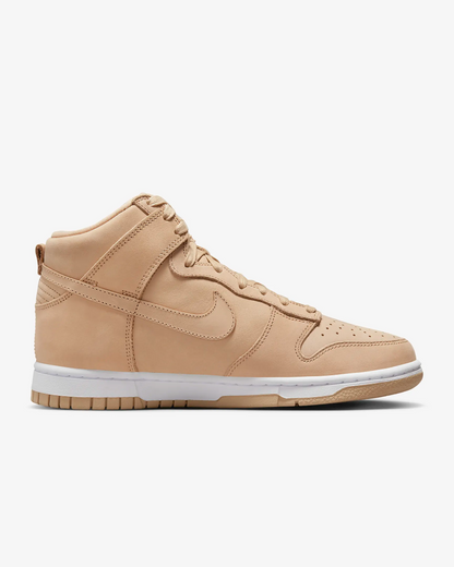 Nike Women's Dunk High Premium Shoes - Vachetta Tan / White - Shopsportive