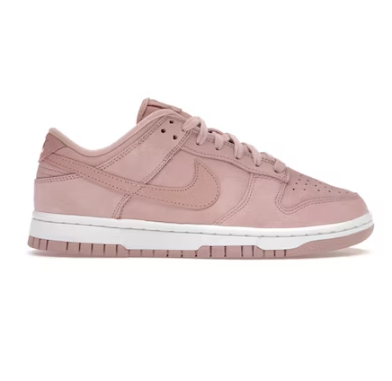 Nike Women's Dunk Low Premium MF Shoes - Pink Oxford / White Sportive