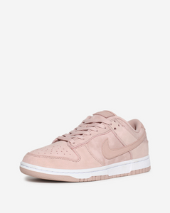 Nike Women's Dunk Low Premium MF Shoes - Pink Oxford / White Sportive