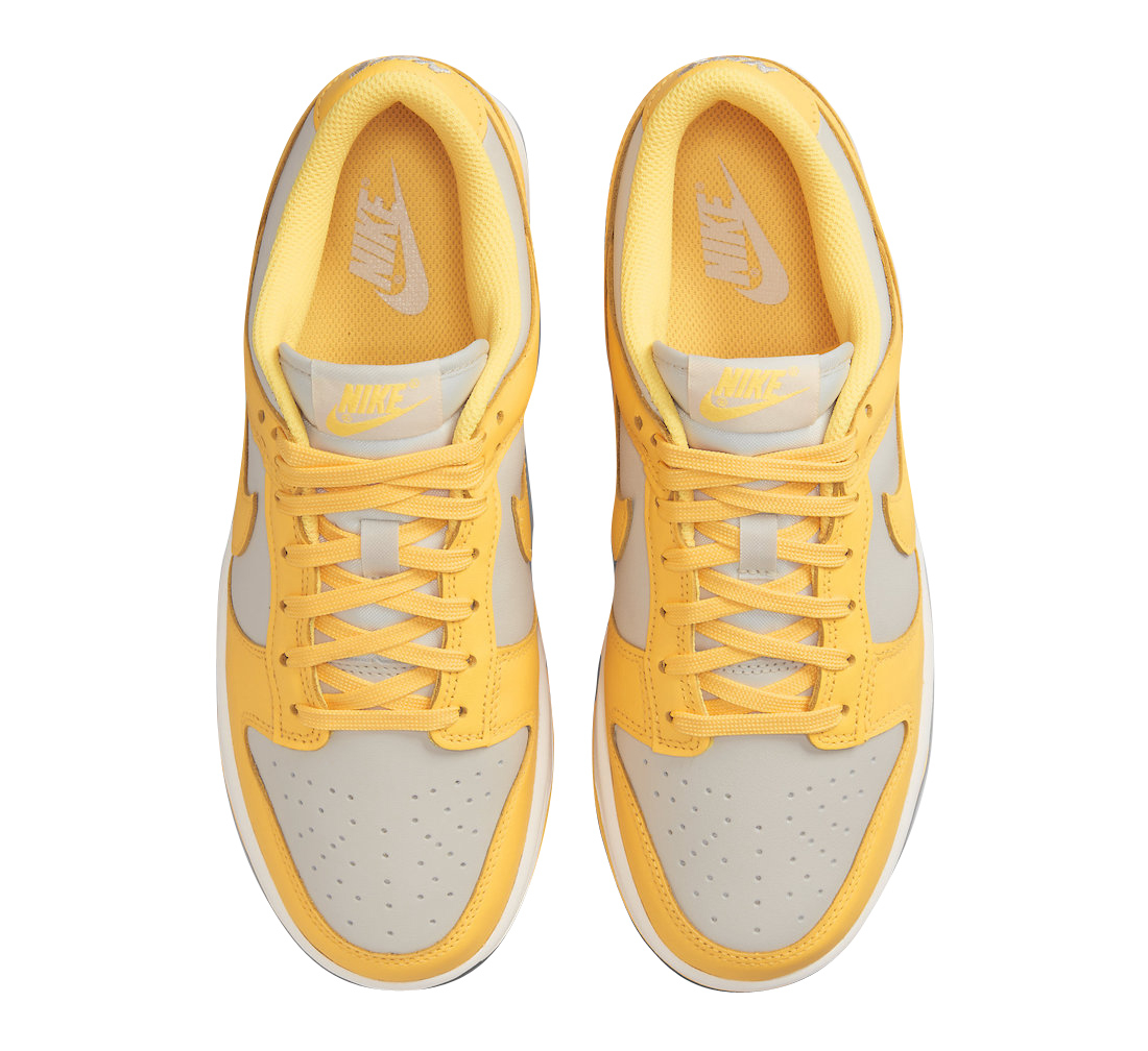 Nike Women's Dunk Low Shoes - Light Bone / Citron Pulse Nike Women's Dunk Low Shoes - Light Bone / Citron Pulse